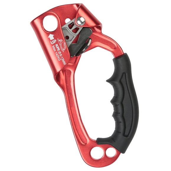 Soidarity Ascensor de mano, abrazadera de escalada, equipo de rapel, equipo de supervivencia, accesorios de Camping, montañismo, suministros al aire Escalada rojo mano derecha Soidarity  OD009503-02