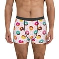 thumbnail image 2 of Bingfone Colorful Donuts Men's Underwear - Casual Stretch Boxer Briefs-Large, 2 of 7