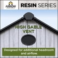 thumbnail image 4 of Arrow Resin Series 6ftx8ft Brown Ash, 4 of 4