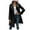 Black, variant on Trench Coat Women Fall Coats Women's Solid Color Thin Double Belted Windscreen Coat Loose Casual Windbreaker Coat