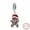 Christmas Bow Gingerbread Man, variant on Charms for Women Bracelet Necklace 925 Silver Christmas gingerbread man, cane candy, Snowman flower wreath Pendants,Christmas round snowman,Christmas