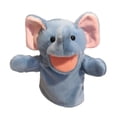 thumbnail image 2 of Marionetas de mano de peluche de animal para contar historias, herramienta de enseñanza realista, juguete de animal de peluche, guantes para enseñar, elefante, 2 of 8