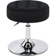 Walmart Black Vanity Stool, Adjustable Height Swivel Chair, Round