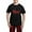 With Red Plaid Pant, variant on CafePress - BEWARE Zombie In The Morning! Pajamas - Men's Dark Loose Fit Cotton Pajama Set