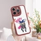 thumbnail image 3 of Proteja su iPhone con confianza y estilo con esta elegante funda para teléfono de TPU a prueba de golpes con estampado de dibujos animados, 3 of 4