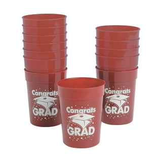 Graduation Disposable Cups 12oz Plastic Grad Cups Disposable Drinkware for  Class of 2024 Congrats Gr…See more Graduation Disposable Cups 12oz Plastic