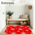 thumbnail image 3 of ODIKA 4'x6' Machine Washable Non-Slip Area Rug, Pathway Jewel Hearth Celebration Artistry High Traffic Rug, Red, 505423, 3 of 5