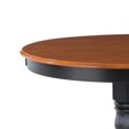 thumbnail image 2 of Homestyles Bishop Wood Pedestal Table in Black, 2 of 25