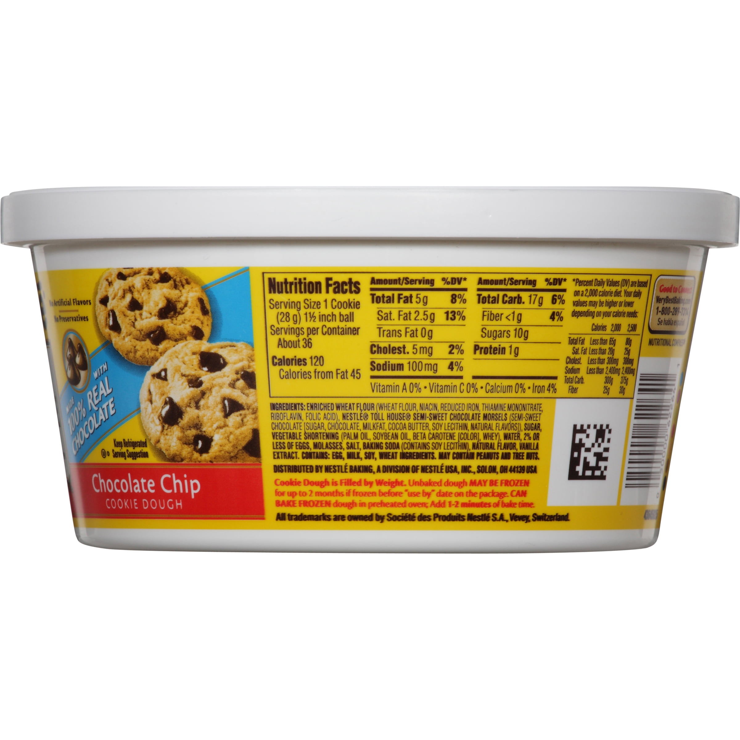 Nestle Toll House Chocolate Chip Nutrition Facts Bios Pics