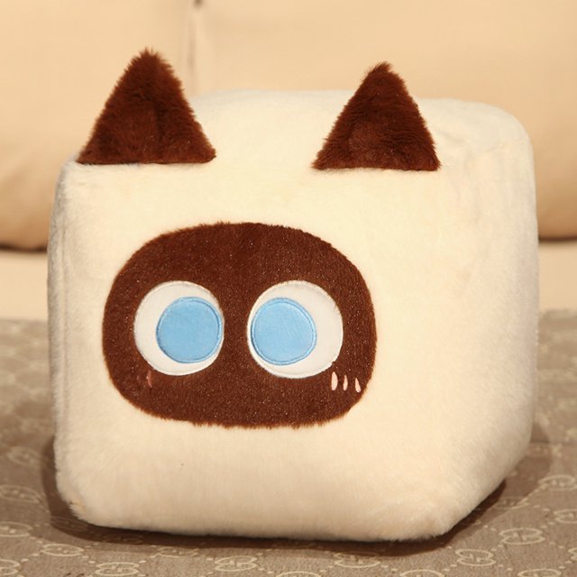 Oreiller long en Peluche Mignon de Chat Dessin Animé, Grande Poupée de Chat, Coussin de Jambe pour Dormir DMH