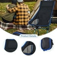 thumbnail image 6 of harayaa Folding Camping Chair Replacement Fabric BBQ Backpacking Porch Head Support Deep Blue, 6 of 9