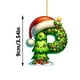 thumbnail image 1 of Rapeiae 2D Acrylic Christmas Tree 26 Letter Pendant Decorative Gift Family Christmas Party Pendants, 1 of 5
