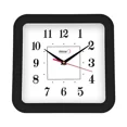thumbnail image 1 of Reloj De Pared Cuadrado Steiner Minimalismo Suizo Y Silencioso 29 Cm Negro, 1 of 4