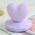 thumbnail image 2 of Coofit Silicone Night Light Heart: Touch Control Nursery Light Table Lamp for Valentine, 2 of 10