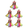thumbnail image 2 of Minnieouse Vestido de baile de ballet Niñas Trajes de tutú de malla Ropa de baile Ropa bordada Muñequera para equipo de bailarina 140 cm Type2 NO2, 2 of 3