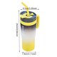 thumbnail image 2 of Vaso de 1200 ml FLhrweasw con pajita agua degradada amarillo, 2 of 3