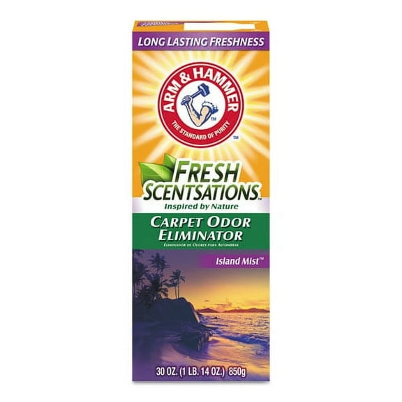Fresh Scentsations Carpet Odor Eliminator, Island Mist, 30 Oz Box, 6/carton | Bundle of 2 Cartons
