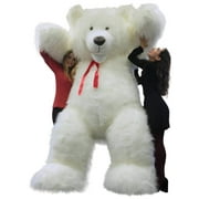 American Made 9 Foot Giant Teddy Bear Soft 108 Inches Enormous Huge Stuffed Animal White Made in USA