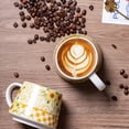 thumbnail image 3 of YWC-Ceramic Travel Mug Porcelain Coffee Cups With Handle and Gift Box 12 oz, Sunflower, 3 of 4