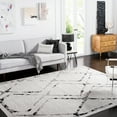 thumbnail image 2 of SAFAVIEH Skyler Leontyne Diamond Area Rug, Ivory/Grey, 10' x 14', 2 of 6