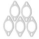 thumbnail image 2 of 2.5" Zinc Plating Exhaust Header Down Pipe Manifold Collector Flange Gasket 2 Bolt, 2 of 5