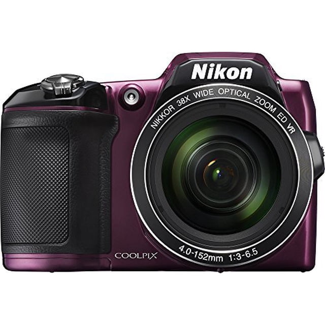 Nikon Coolpix L840 - Cámara Digital - Compacta - 16,0 MP - 1080p / 30 fps - zoom Óptico 38x - Wi-Fi, NFC - Ciruela - Reacondicionada
