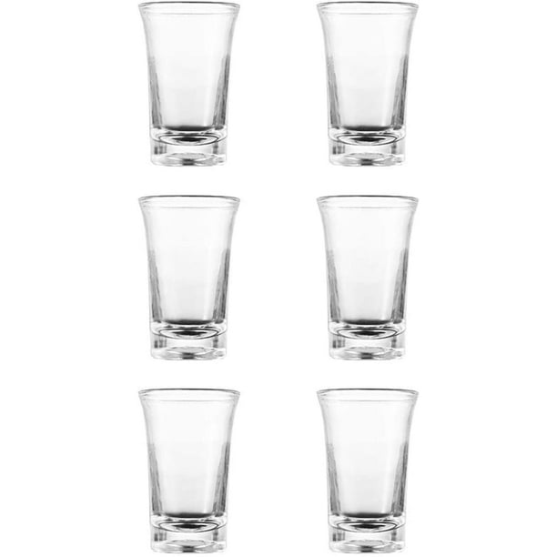 6 pieces glass beakers, shot glass beakers (acrylic), 35 ml glass shot