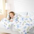 thumbnail image 3 of Erosebridal Blue Bow Flower Twin Comforter Sets for Girls, Groovy Tulip Bedding Set, Colorful Stars Reversible, 2 Pieces, 3 of 6