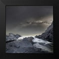 thumbnail image 2 of Hristov, Stoyan 12x12 Black Modern Framed Museum Art Print Titled - Where is the moon, 2 of 5