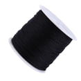 thumbnail image 1 of Chinese Knot Rope,100M X 0.8mm Black Nylon Chinese Knot Rope Tail Lace Cord Suitable for Chinese Knot Weaving, 1 of 8