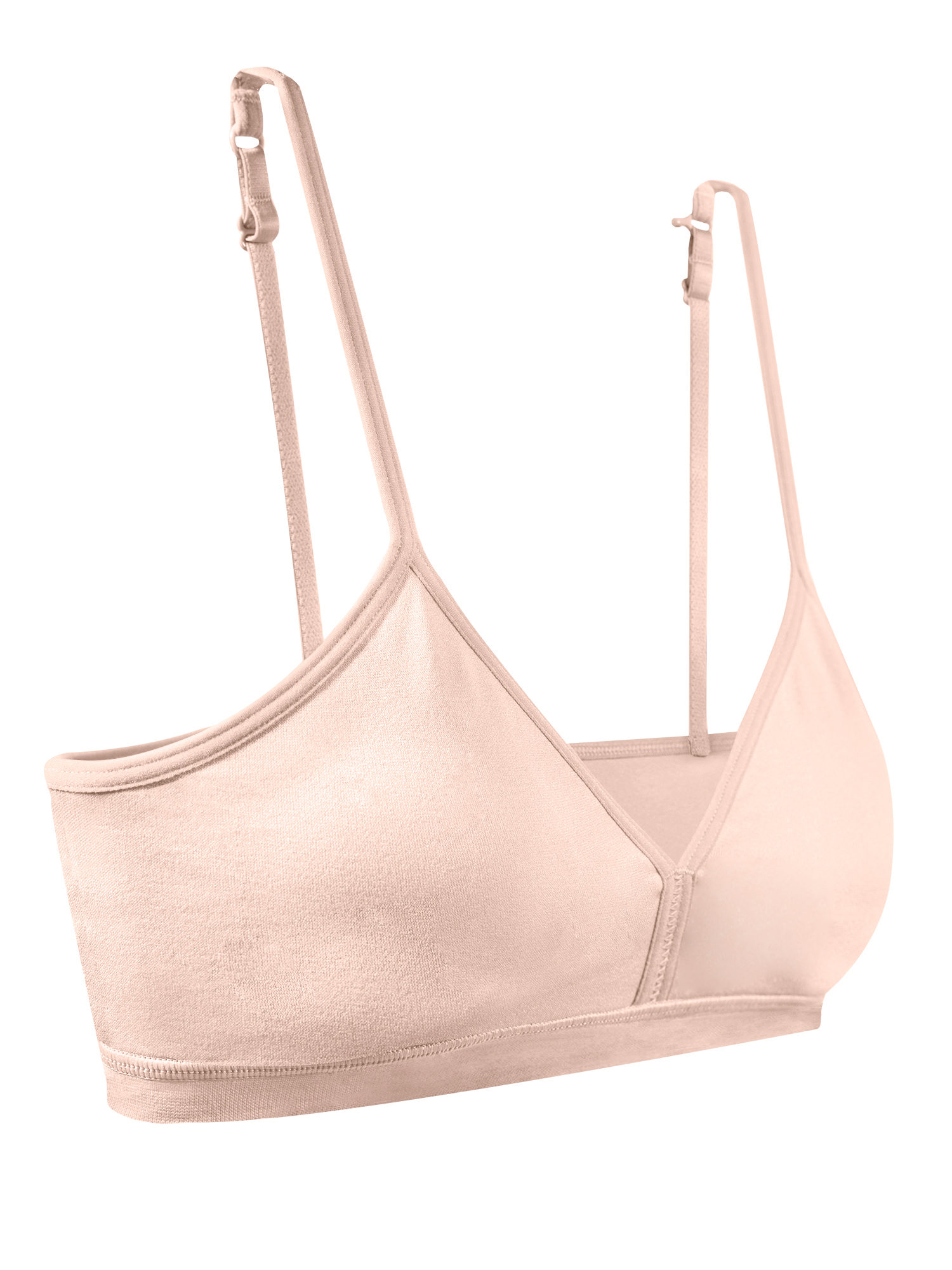 Wonder Nation Girls 4-18 Smooth Bralette, 2 Pack