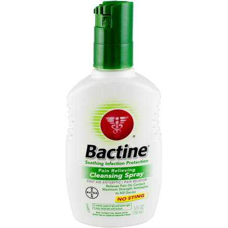 bactine spray pain relieving oz cleansing antiseptic reliever aid fl
