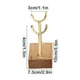 thumbnail image 3 of Display Stand Bracelet Jewelry Pendant Ornament Double fork Bracket Base, Multi-Functional Jewelry Display Rack for Bracelets and Necklaces, Stable Wooden Storage Holder, 3 of 7