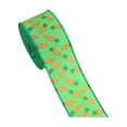 thumbnail image 1 of Easter Patterned Ribbon, Bunny Egg Carrot Design Polyester Ribbon for DIY Wreath Bow Craft, Gift Wrapping, Spring Floral Bouquet and Holiday Party Decoration, 1 of 6