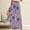 Purple, variant on ZHENHONG Casual Pants for Women Womens Wide Leg Palazzo Pants Boho Floral 2025 Summer Beach Culottes Flowy Casual Trousers For Vacation