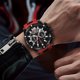 thumbnail image 4 of negro oscuro Deportes y ocio impermeable luminoso reloj de hombre, 4 of 4