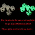 thumbnail image 4 of Dados luminosos con esquinas redondeadas y puntos negros, juego de dados brillantes para club nocturno, bares, KTV, Boutique, entretenimiento, 14mm, 4 of 4