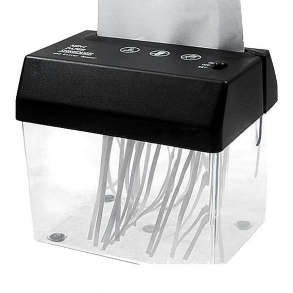 Portable Electric Paper Shredder USB Battery Operated Shredder Documents Paper Cutting _wm25