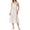 White, variant on Women 100% Cotton Long Full Slips for Under Dresses Lace Camisoles Slip Dress Chemise Petticoat