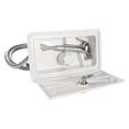thumbnail image 2 of Colaxi RV Exterior Shower Box Motorhome Stainless Steel Pull Out Shower Head Sturdy White, 2 of 8