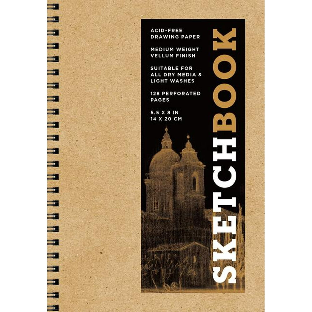 Sterling Sketchbooks Sketchbook (Basic Small Spiral Kraft), Volume 18 (Series 18) (Hardcover