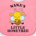thumbnail image 4 of Inktastic Cute Bee Nana's Little Honeybee with Stars Boys or Girls Baby Bib, 4 of 4