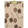 thumbnail image 1 of FMSHPON Leopard Cherry Print Clipboard Hardboard Wood Nursing Clip Board and Pull for Standard A4 Letter 13x9 inches, 1 of 8