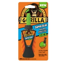 Gorilla Super Glue Micro Precise Gel, 5.5 gram Bottle