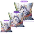 thumbnail image 4 of Watercolor Hello Winter Alaskan Malamute Chill Christmas Welcome Pillow Cushion Double Sided Alaska Mal Dog Lovers Gifts Throw Pillow - 00016, 4 of 4