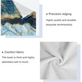 thumbnail image 3 of GZHJMY Bath Towel Sets for Bathroom Hand Towels Fingertip Towels Blue Gold Marble Abstract Modern 3 Piece Decorative Soft Cotton Absorbent, 3 of 6