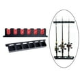 thumbnail image 3 of serony 6 Slots Fishing Rod Holder Rack Vertical Mount for Garage Door Red, 3 of 9