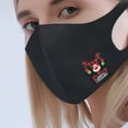 thumbnail image 2 of fastboy Christmas-Themed Cosplay Facial Mask Dustproof Elastic Ear Wearing Face Cover with Filter Type B, 2 of 7