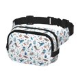 thumbnail image 2 of Balery Undersea Animals Mochila Cinturón para Mujeres y Hombres, Bolsa de Cintura Impermeable de Doble Capa con Correa, 2 of 9