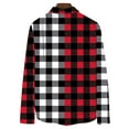 thumbnail image 6 of Men Clothing, Men's Flannel Shirts Cotton Long Sleeve Plaid Shirt Casual Fashion Button Down Shirts Jackets with Pocket Fall Winter, 6 of 6